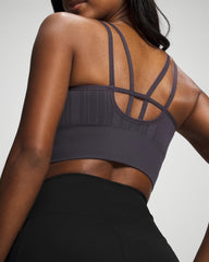 Seamless Bra With Strappy Back - GRAY INK | Soma Women