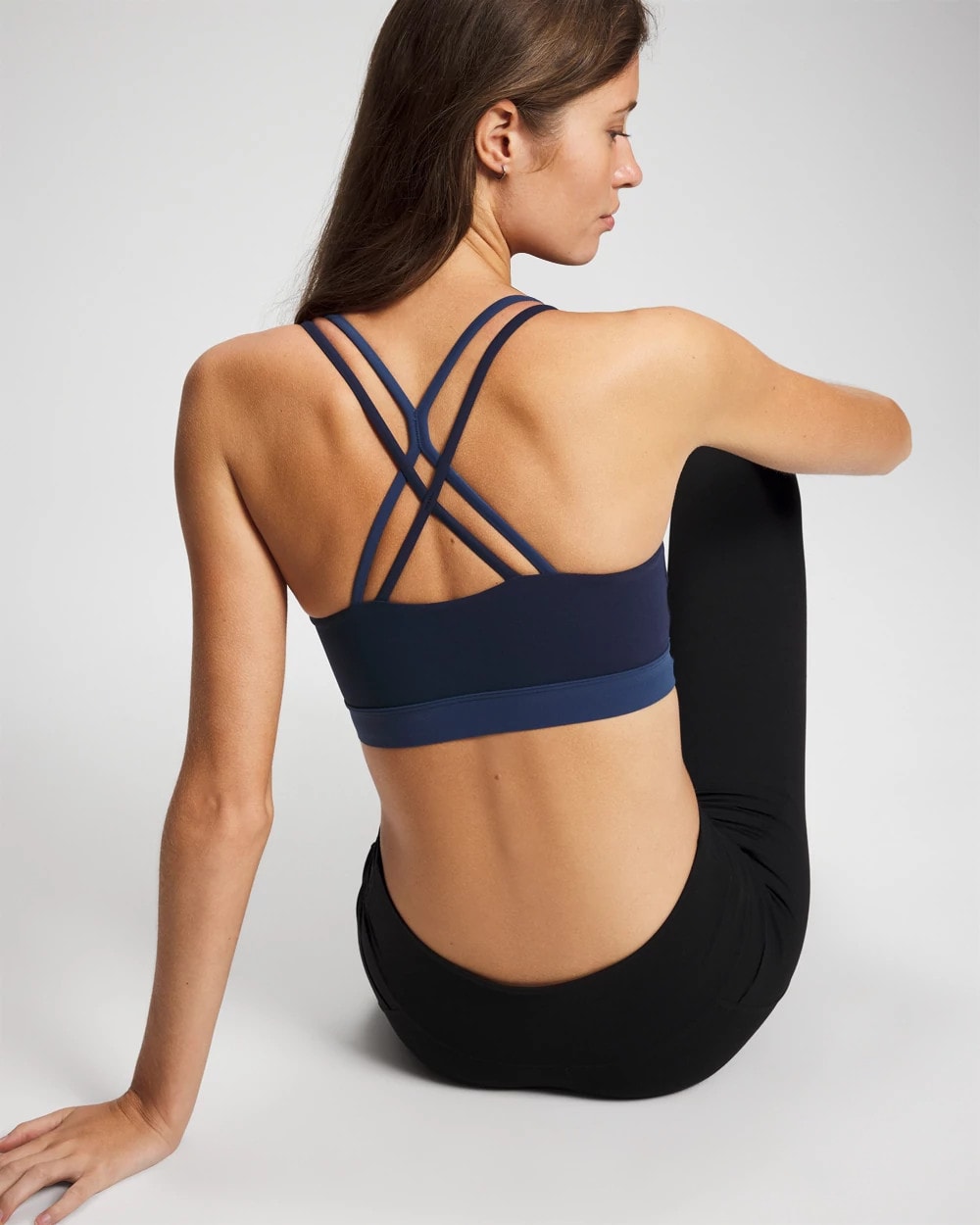 Racerback Yoga Bra - NAVY/INK BLUE | Soma Women