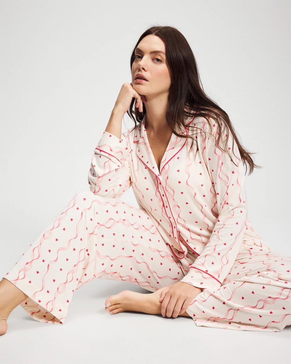 Printed Pajama Pants - COQUETTE VALENTINE CHAMP | Soma Women