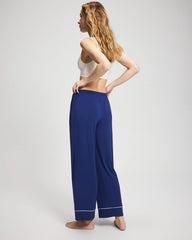 Solid Piped Pajama Pant - MAJESTY BLUE | Soma Women