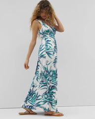 Goddess Maxi Bra Dress - PALM PERFECT G COCONUT | Soma Women