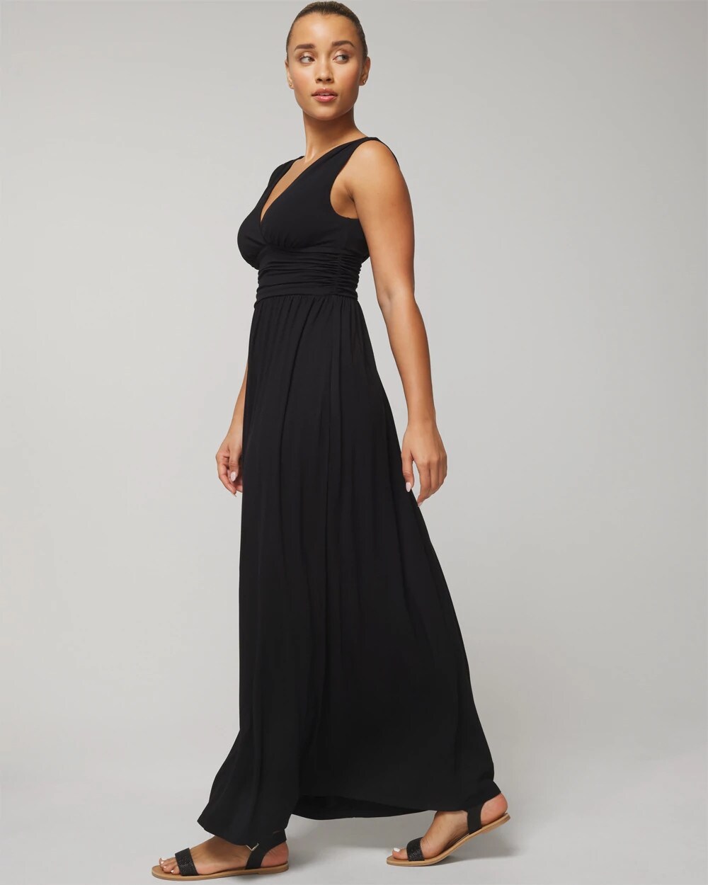 Goddess Maxi Bra Dress - BLACK | Soma Women