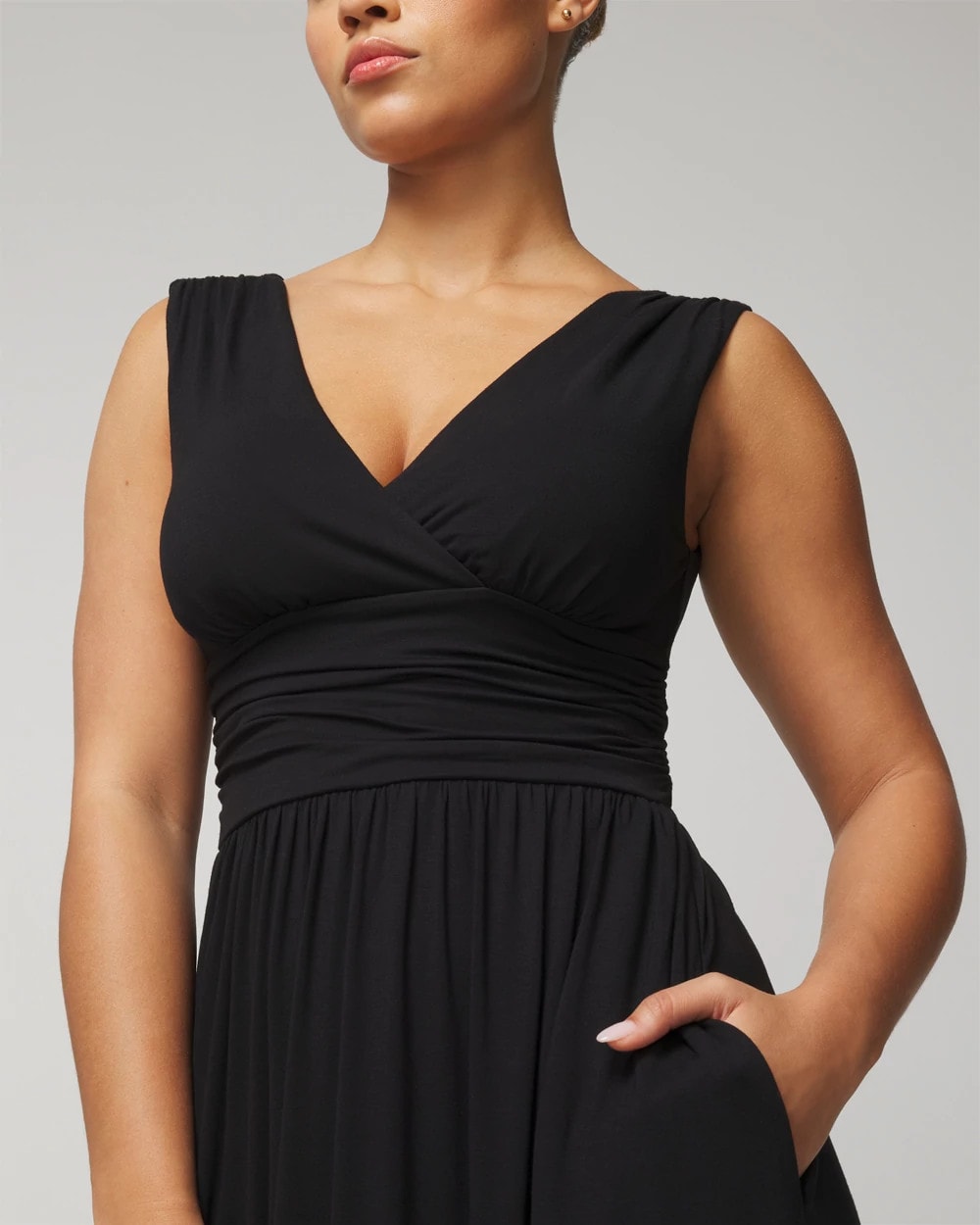 Goddess Maxi Bra Dress - BLACK | Soma Women