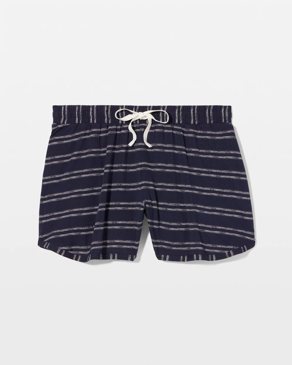 Curved Hem Pajama Shorts - BOHO STRIPE NAVY | Soma Women