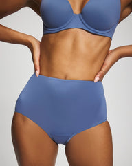 High-Waist Brief Panty - SUNDOWN BLUE | Soma Women