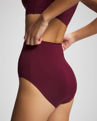 High-Waist Brief Panty - VELVET PLUM | Soma Women