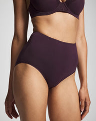 High-Waist Brief Panty - PLUM PERFECT | Soma Women