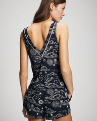 Printed Tank - COSMIC BALLET NAVY | Soma Women