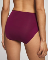 Tummy Modern Brief Panty with Lace - POMEGRANATE WINE | Soma Women