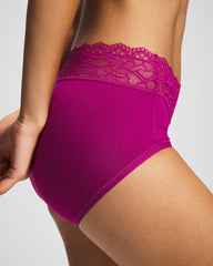 Brief Panty with Enchanting Lace - MAGENTA ORCHID | Soma Women