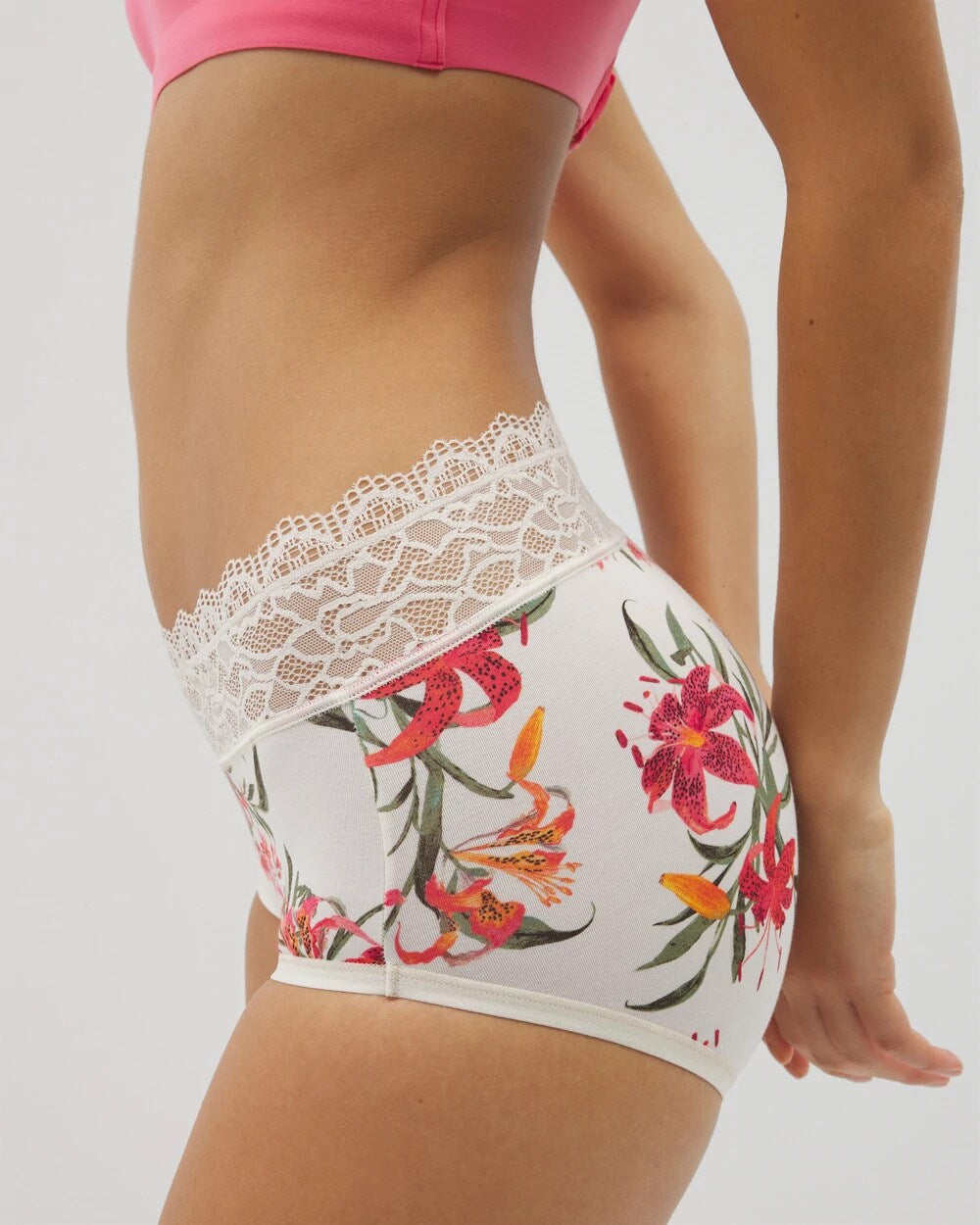 Brief Panty with Enchanting Lace - LE TIGRE FLORA MINI CH | Soma Women