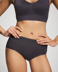 Modern Brief Panty - GRAY INK | Soma Women