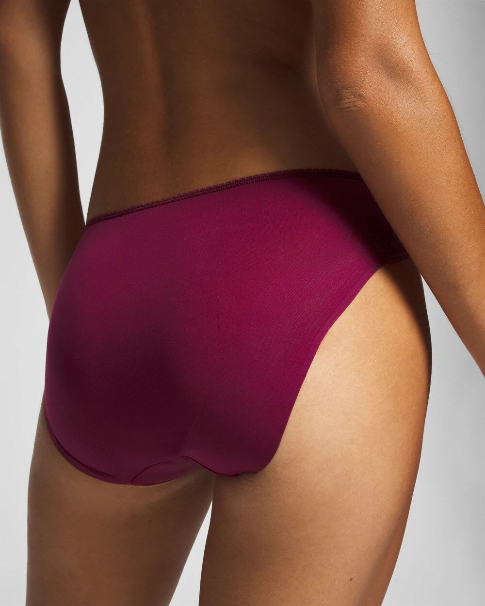 Edge Hipster Panty with Lace - POMEGRANATE WINE | Soma Women