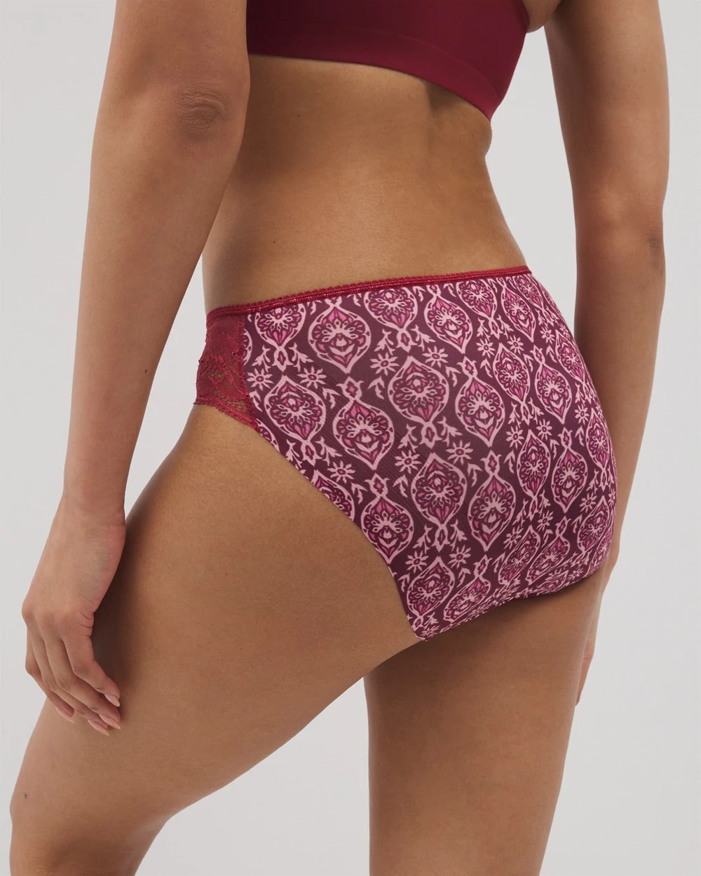 Edge Hipster Panty with Lace - PLENTIFUL PIECES KISS | Soma Women