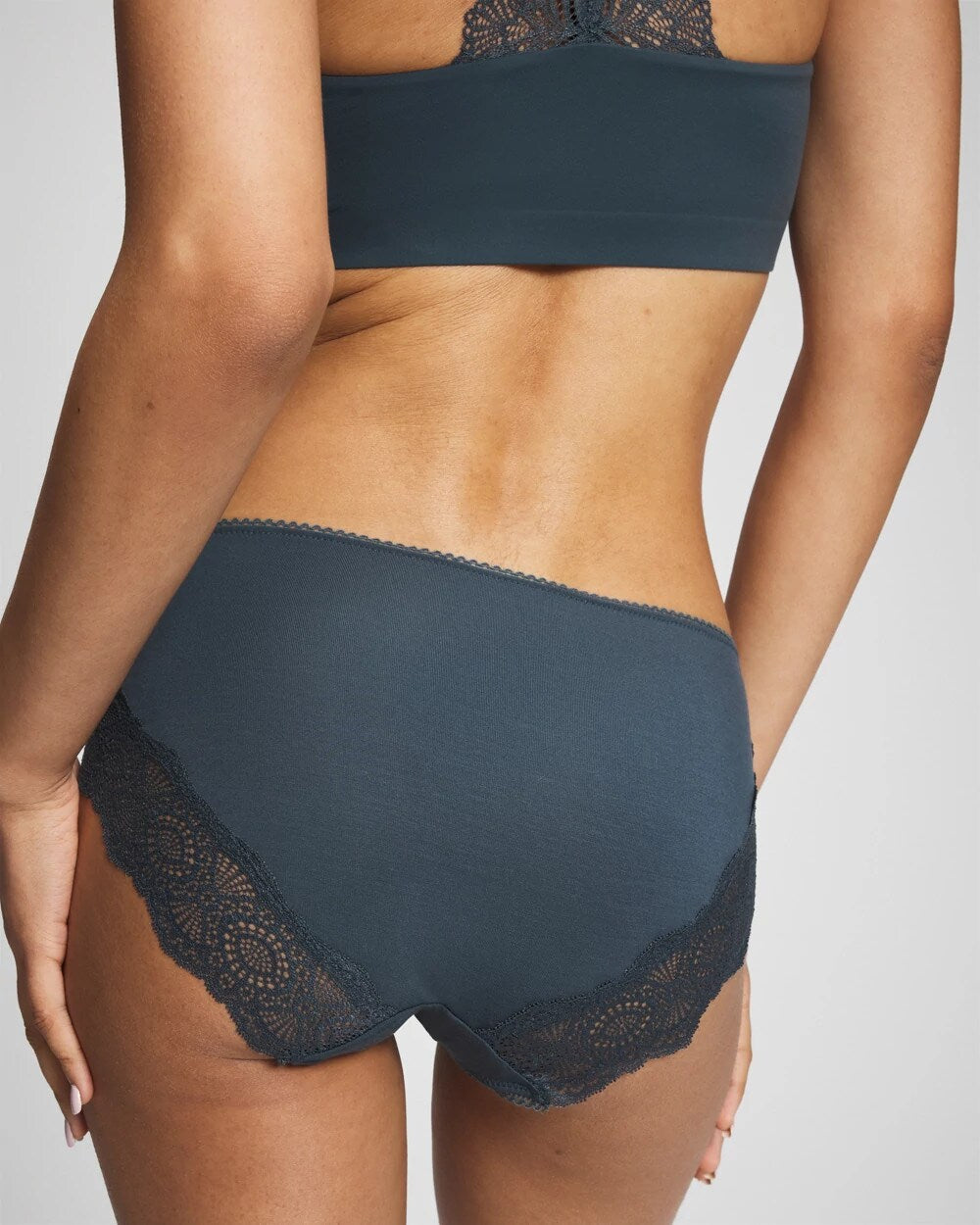 Embraceable Hipster Panty Crochet Lace - PETROL | Soma Women