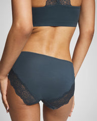 Embraceable Hipster Panty Crochet Lace - PETROL | Soma Women