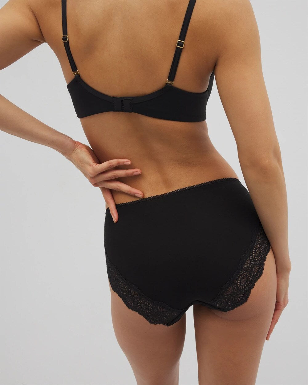 Embraceable Hipster Panty Crochet Lace - BLACK | Soma Women