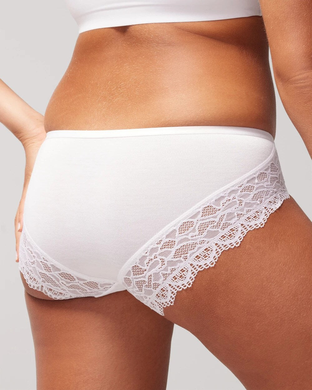 Hipster Panty with Enchanting Lace - OPTIC WHITE | Soma Women