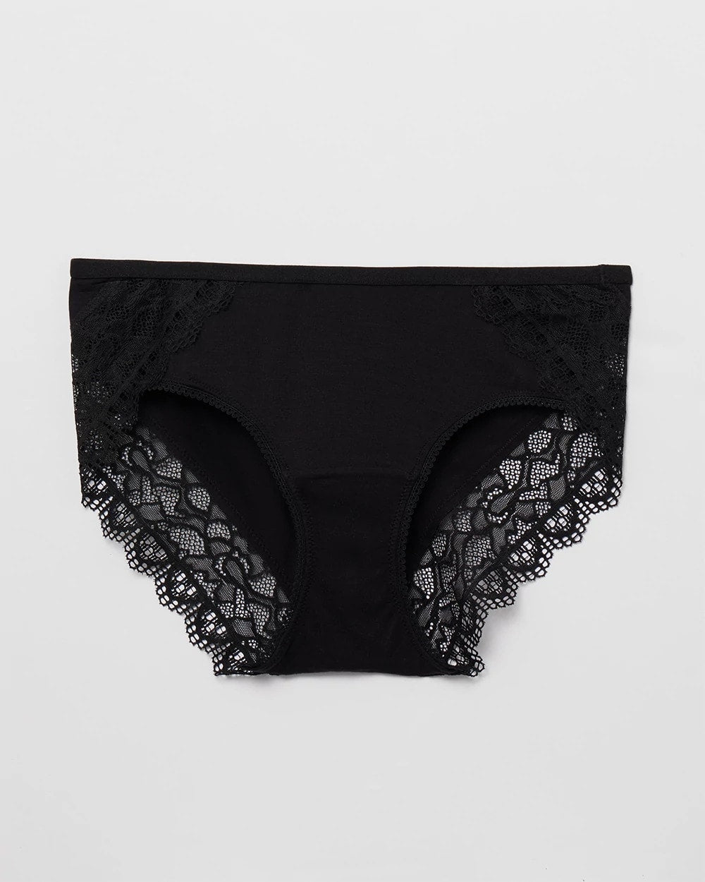 Hipster Panty with Enchanting Lace - BLACK | Soma Women