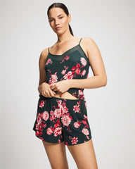Pajama Short - COTTAGE FLORAL GREEN | Soma Women
