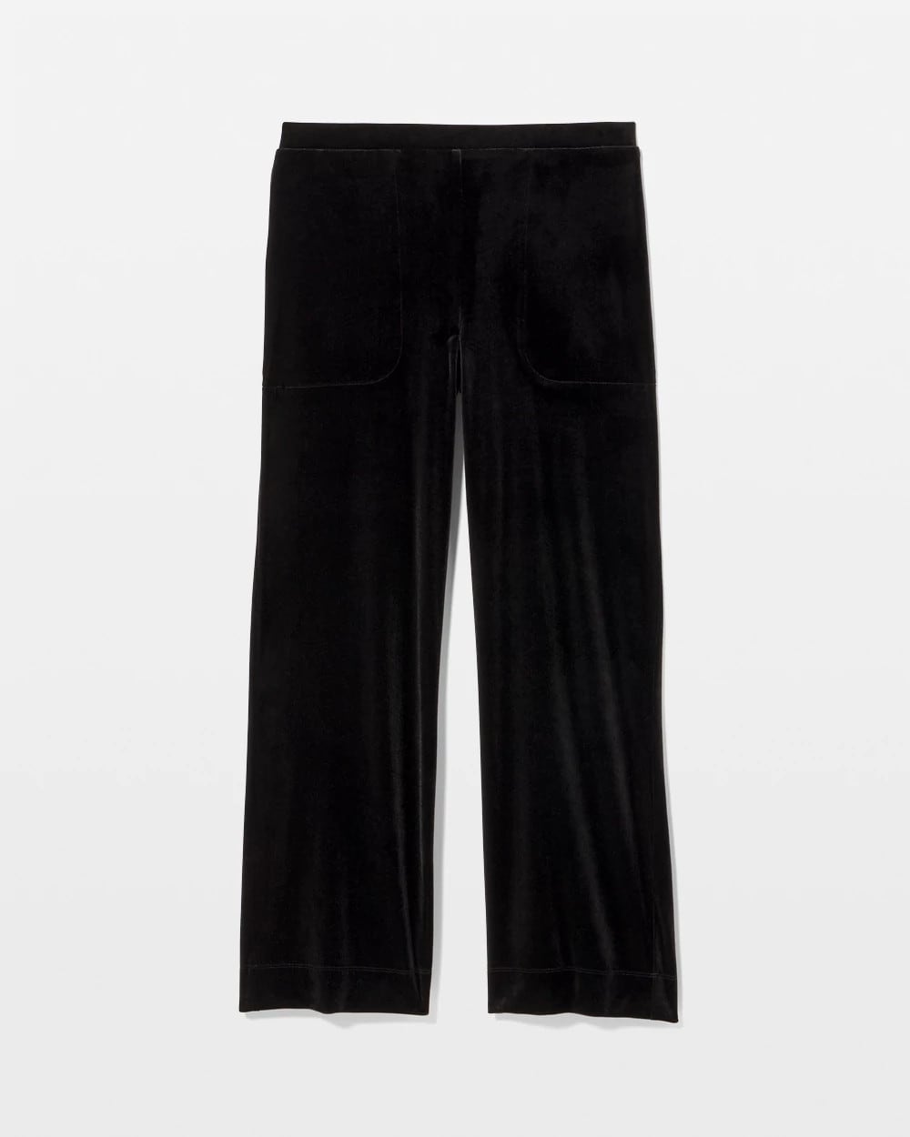 Velvet Relaxed Pajama Pant - BLACK | Soma Women