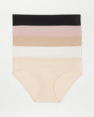 Soft Stretch Hipster Panty 5 Pack - BASIC MULTI PACK | Soma Women