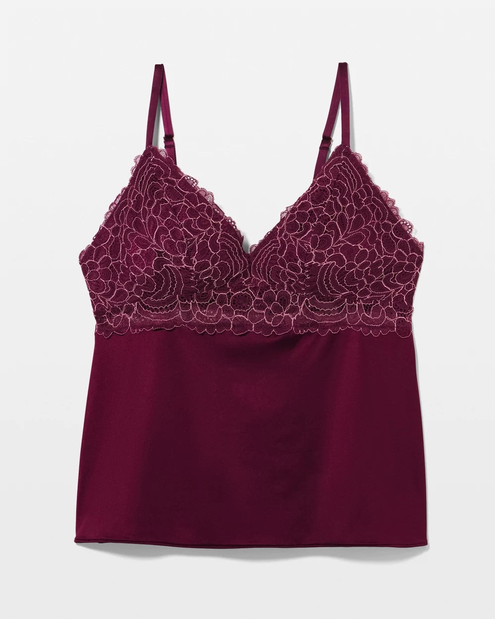 Lace Pajama Cami - VELVET PLUM | Soma Women