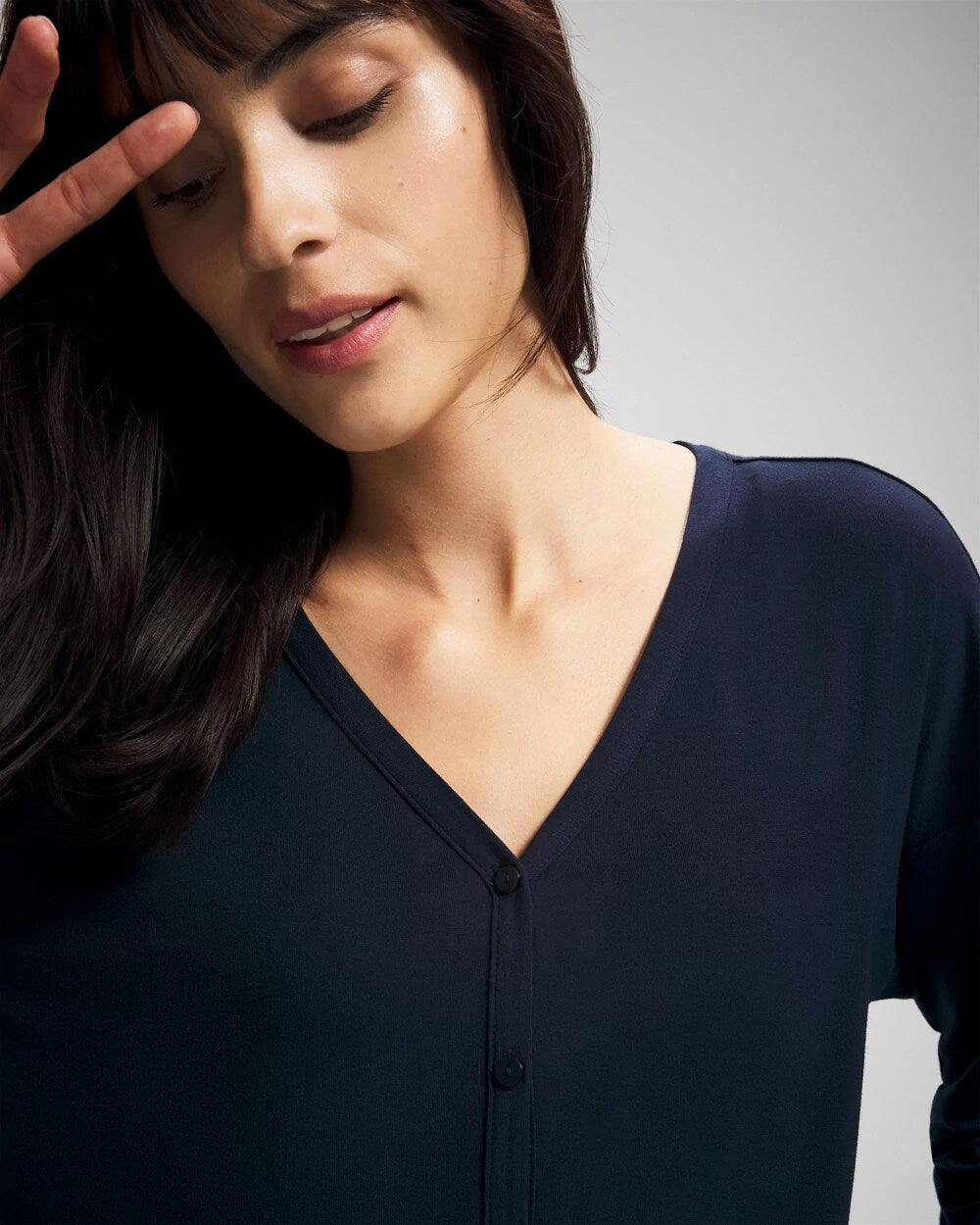 Button-Up Pajama Top - NIGHTFALL NAVY | Soma Women