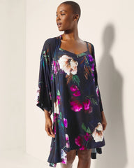 Chemise with Piping - FLEUR EVER DRAMA NAVY | Soma Women