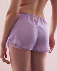 Crinkle Chiffon Tap Pajama Short - JACARANDA | Soma Women