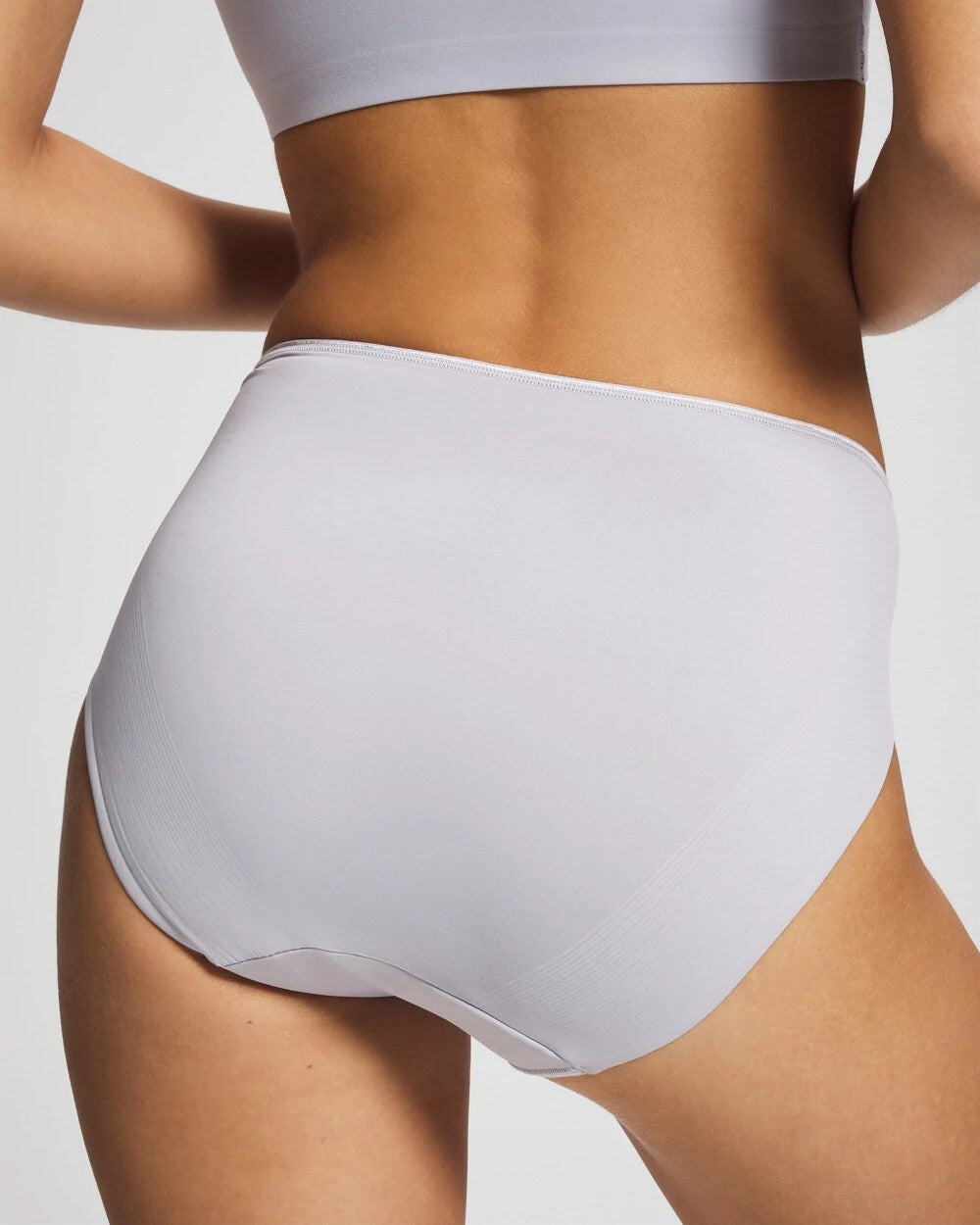 Tummy High-Leg Brief Panty with Lace - BLUE OPAL | Soma Women