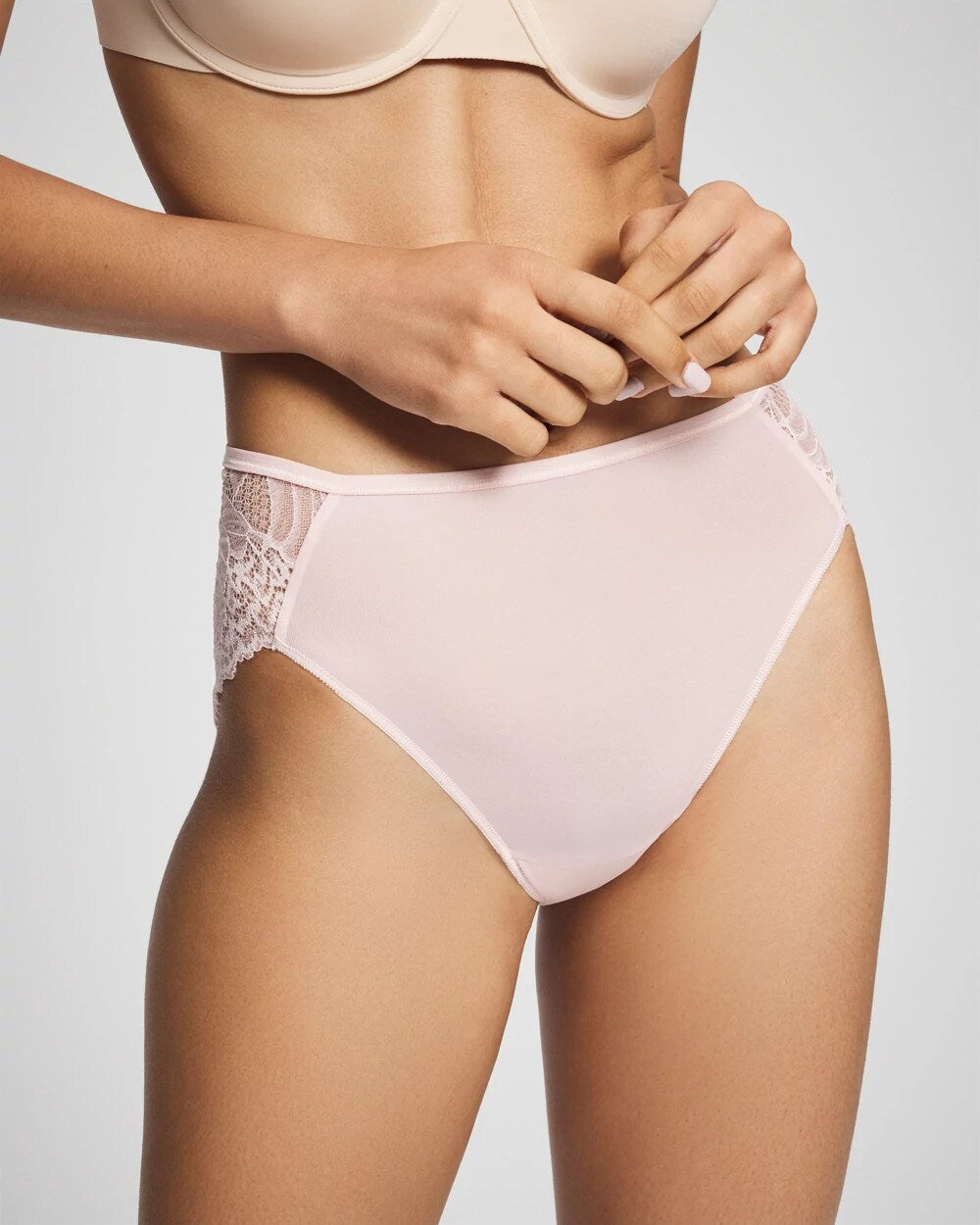 Lace Back High-Leg Panty - PRETTY PINK | Soma Women