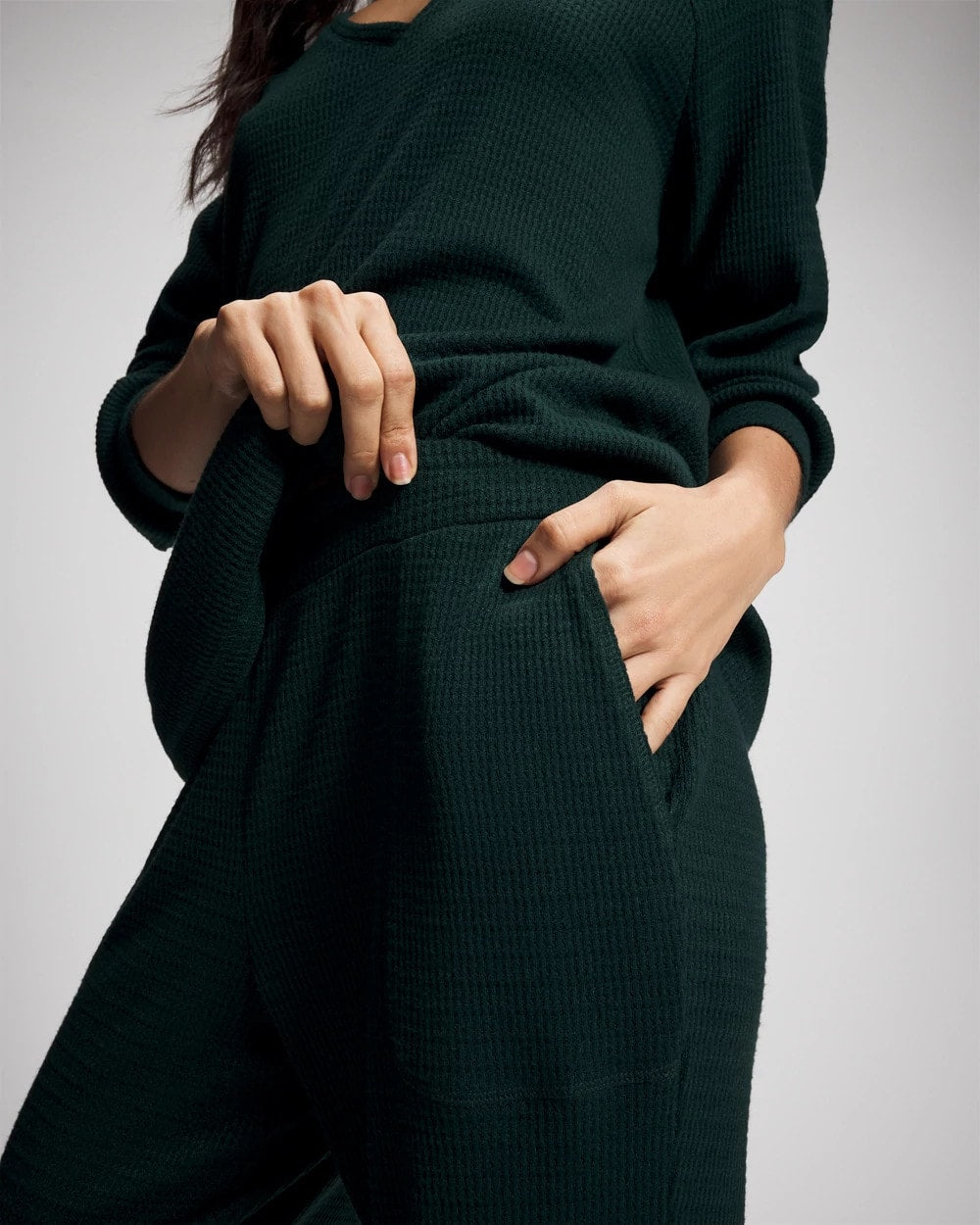 Banded Pajama Bottom - GREEN JOLIE | Soma Women