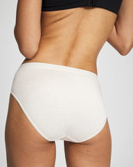 Cotton High-Leg Panty - HEATHER ECRU | Soma Women
