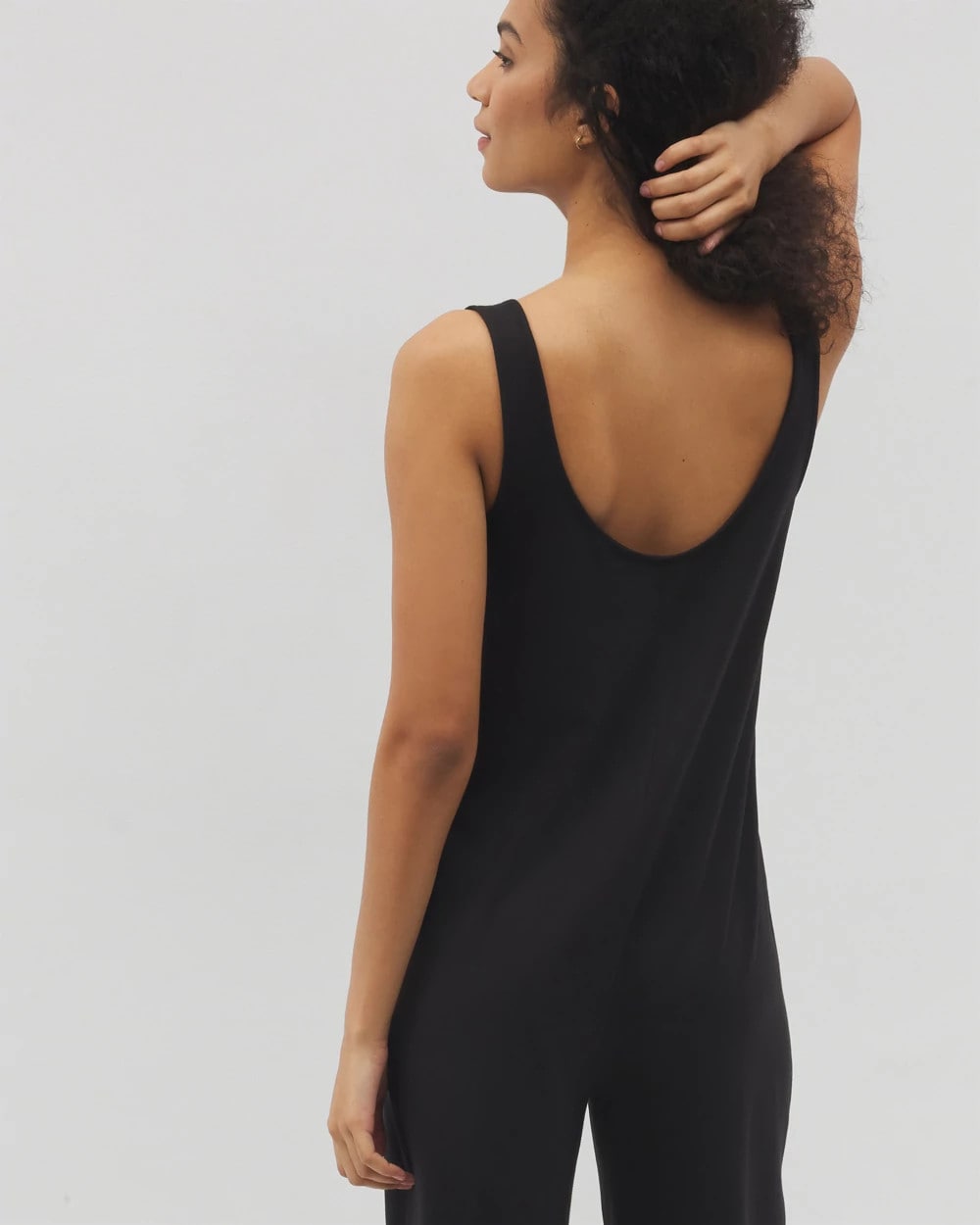 Henley Jumpsuit - BLACK | Soma Women