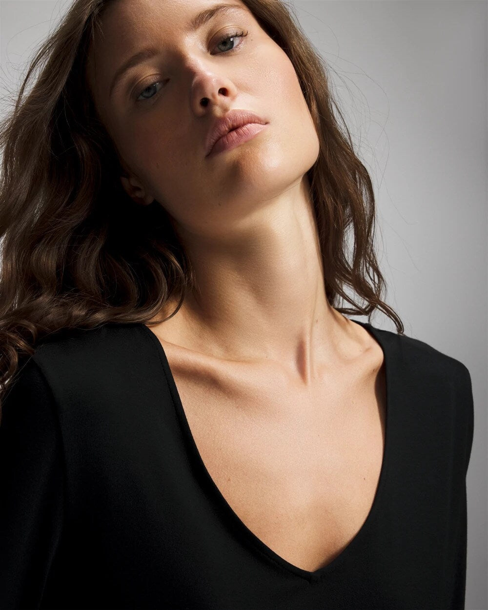 Long-Sleeve Pajama Top - BLACK | Soma Women
