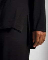 Long Sleeve Pajama Tee - BLACK | Soma Women