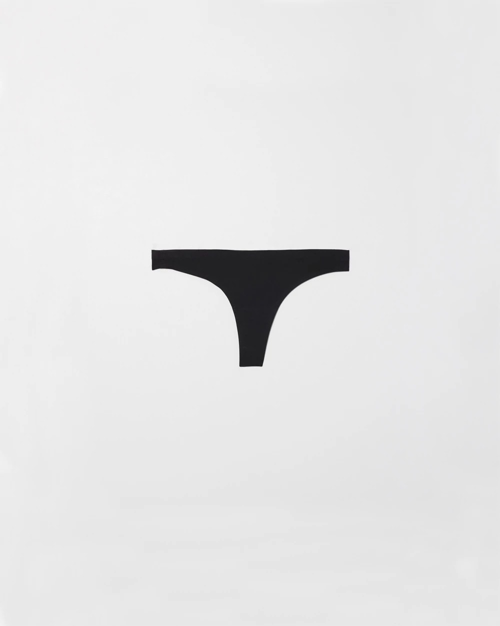 Soft Stretch Thong Panty - BLACK | Soma Women