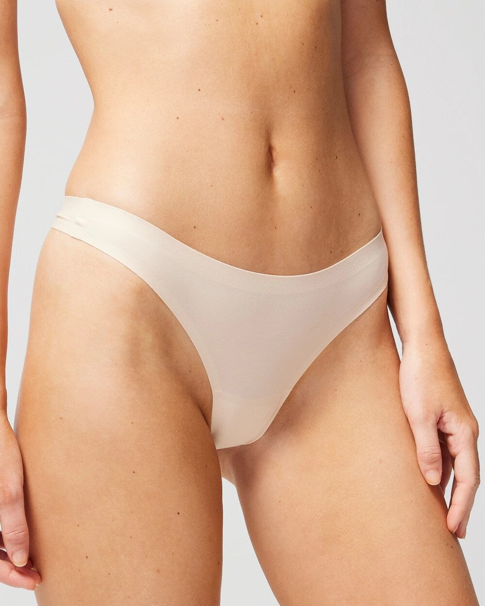 Soft Stretch Thong Panty - PALE SAND | Soma Women