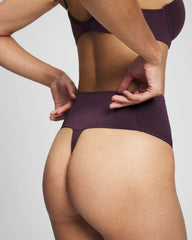 Tummy High-Waist Thong Panty - PLUM PERFECT | Soma Women