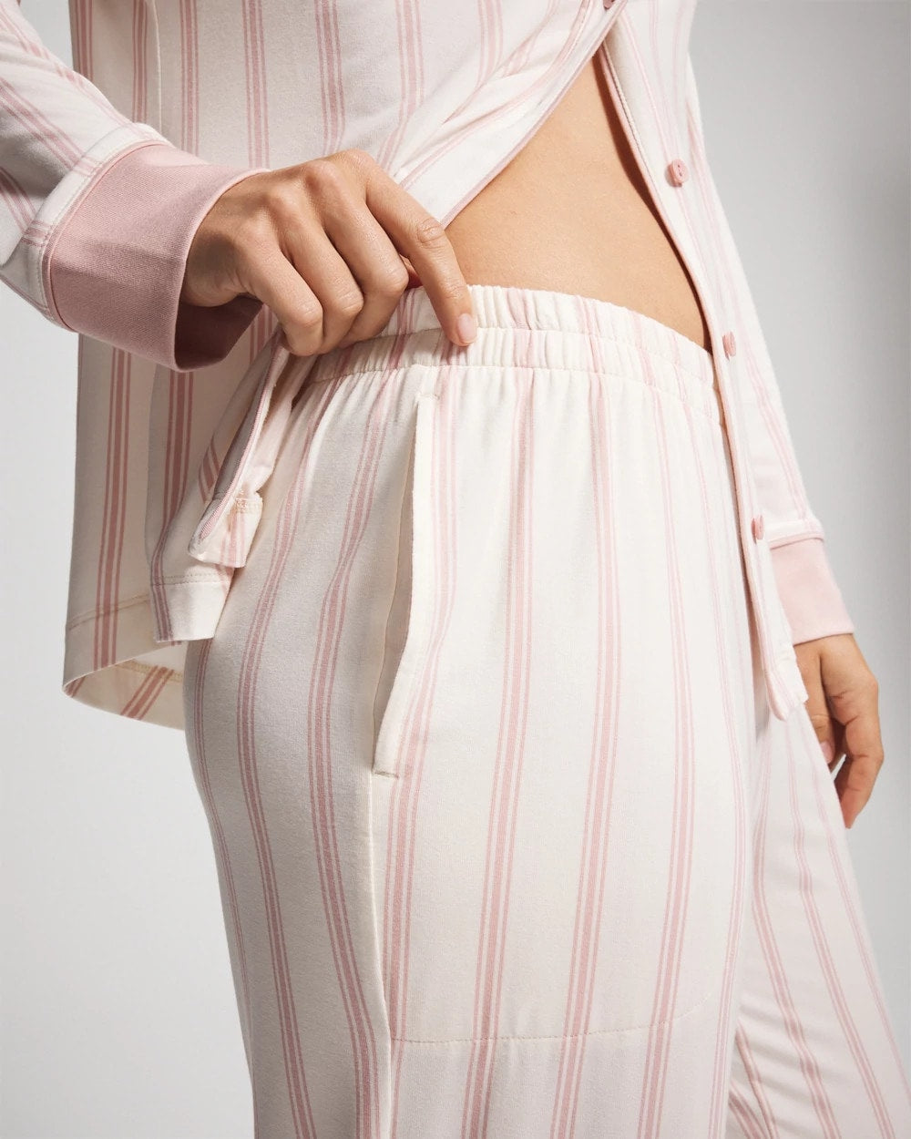 Special Edition Breast Cancer Research Fund Pajama Pant - SPARKLING STRIPE PINK | Soma Women