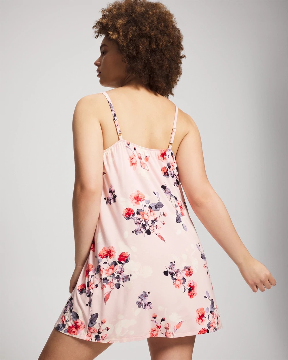 Tie Front Chemise - FLORAL DREAMS PINK BLUSH | Soma Women
