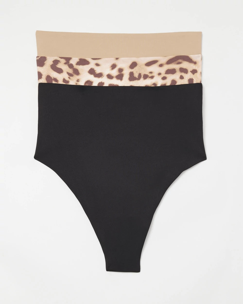 High-Waist Thong Panty 3 Pack - ANIMAL MULTIPACK | Soma Women