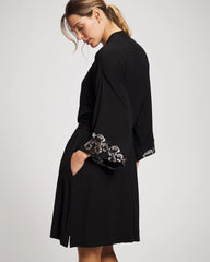 Lace Robe - BLACK | Soma Women
