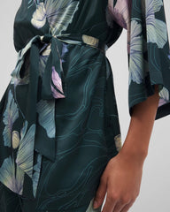 Short Robe - HAVEN BOTANICAL P DRK SEA | Soma Women