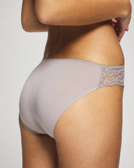 Edge Bikini Panty with Lace - MINERAL GRAY | Soma Women