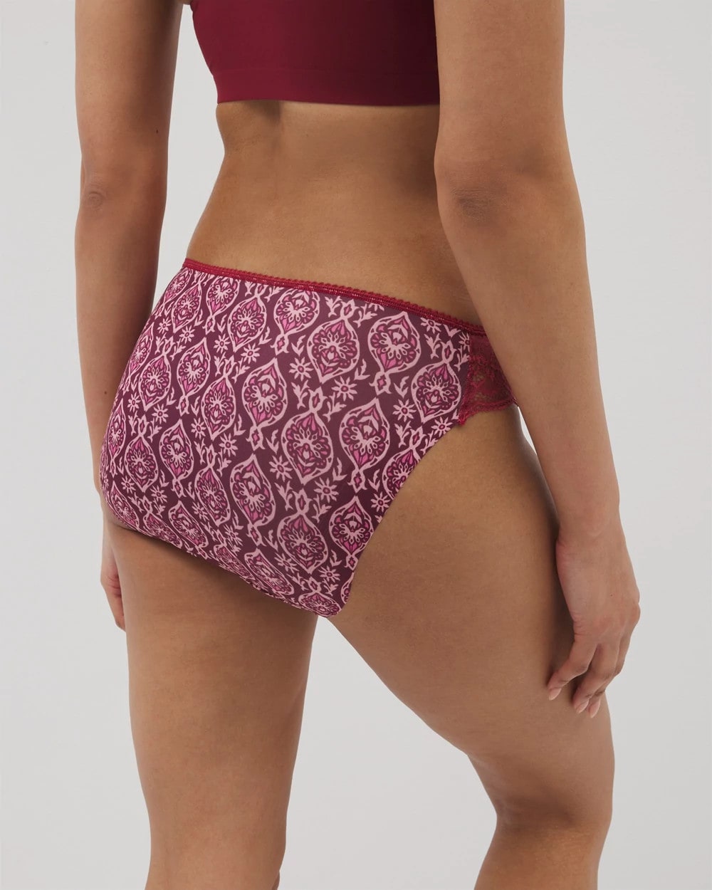 Edge Bikini Panty with Lace - PLENTIFUL PIECES KISS | Soma Women