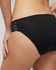 Bikini Panty with Lace - BLACK | Soma Women