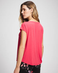 Short Sleeve Boat Neck Top - HEARTS DESIRE | Soma Women