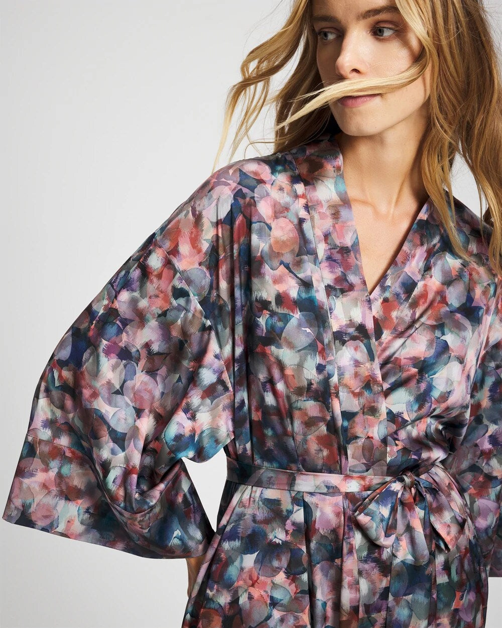 Long Robe - PETAL MOSAIC PETROL | Soma Women